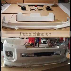 Land Cruiser 2015 Body Kits, Front+rear+spoiler With All Parts PP Material thumbnail-1