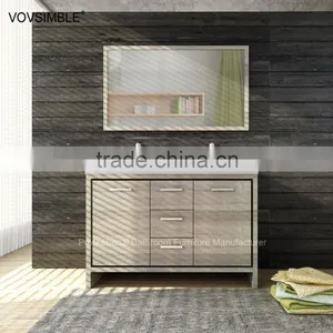 Cheap Single Freestanding Bathroom Vanity, Bathroom Furniture Units Price thumbnail-3