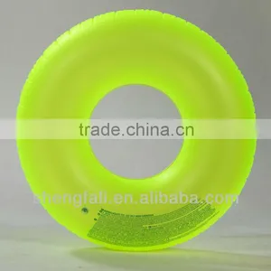 Single Ring PVC Inflatable Swim Ring Float thumbnail-1