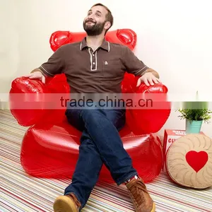 New Design Blow Up Couch PVC Inflatable Sofa Lounge Chair thumbnail-4