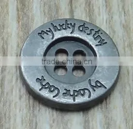 Factory Wholesale 4 Hole Metal Button thumbnail-1