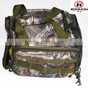 Camo Polyester Canvas Can Cooler Bag for Camping thumbnail-1