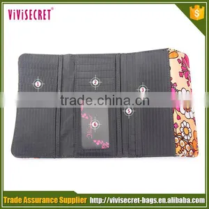 2015 New Simple Vintage Floral Fancy Long Women Wallet thumbnail-5