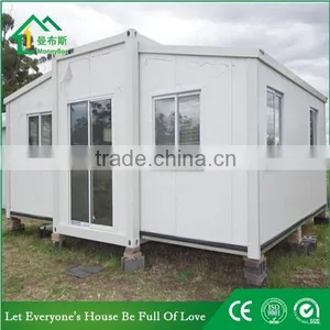 Modified Container House With a Truck Movable Prefabricated Container With Wheels thumbnail-1