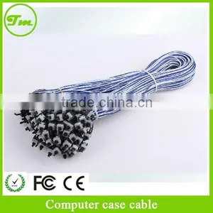 PC Case Front Panel Power Reset Button Cable On Off Computer Switch 2 Pins Cord thumbnail-1