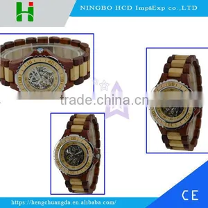 High Quality Latest Quartz Wooden Watch for Mens Wrist Watches thumbnail-1