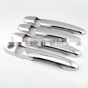 2006 2007 2008 2009 2010 2011 Chevy Impala Chrome Plastic Plating Lever Door Handle Covers thumbnail-4
