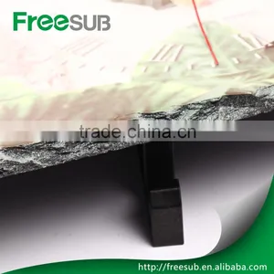 Wholesale DIY Customed L40*H25*W0.9CM Blank Clock Painting Sublimation Stone Plaque thumbnail-6