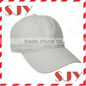 Distressed Vintage White Plain Low Profile Baseball Cap thumbnail-1