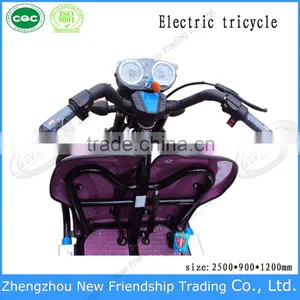 2016 Low Pollution 2 Seater Adult Electric Bicycle thumbnail-4