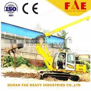 SmallMini Foundation Drill Tool, FAR250 Hydraulic Rotary Piling Rig With Long Spiral thumbnail-3