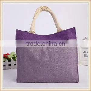 Top Quality Plain Jute Shopping Bag With Pvc thumbnail-3