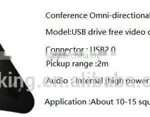 2016 USB Audio Microphone , Noise Cancelling Video Conference Omni-directional Microphone thumbnail-3