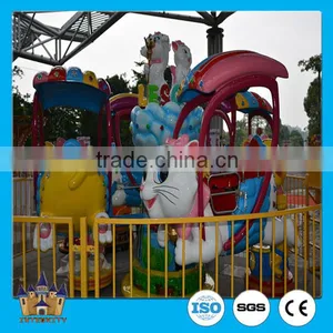 High Quality !!! Amusement Park Cartoon Ride Lucky Cat Theme Park Kiddie Equipment thumbnail-1
