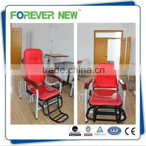 YXZ-031 Hospital Stainless Steel Patient Infusion Chair, Medical Transfusion Chair thumbnail-2