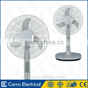 New Model 16inch Super Cooling Solar Battery Emergency dc Fan With Led thumbnail-1