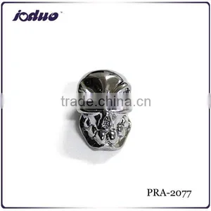 Chromeplated Skull Beads Ornaments for Knife Lanyards or Camping Cord PRA-2077 thumbnail-1