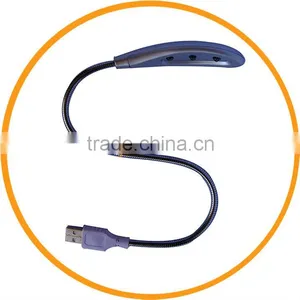 USB 3 LED Flexibly Metal Material Lamp Light for Notebook PC From Dailyetech thumbnail-1