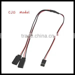 Servo Y Cable 300MM 50MM 30cm 50cm Servo Extension Cord Y-type thumbnail-1