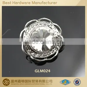 Flower Design Bulk Crystal Rhinestone Decorative Sewing Buttons thumbnail-1