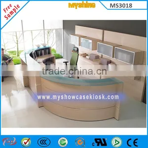 Modern Office Furniture Small Salon Office Reception Desk for Sale thumbnail-5