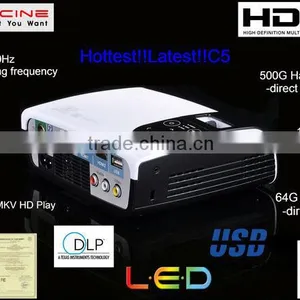 Newest! Hot Seller! C5 Hdmi Mini Projector thumbnail-1