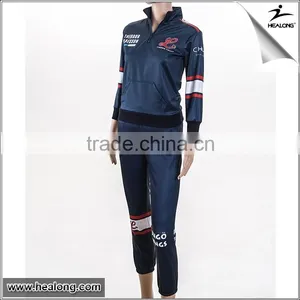 Healong Factory Polyester Hot Sale Track Suit for Women thumbnail-2