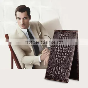 2016 New Design Fashion 100%Genuine Leather Wallet,Crocodile 3D Purse Men Long Wallet Card Handbag Wallet thumbnail-3