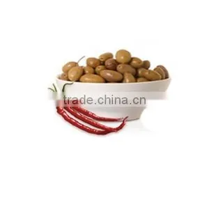 Cracked Purple Olives With Cayenne Peppers, High Quality 100% Tunisian Table Olives,Cracked Olives With Peppers 370 ml Glass Jar thumbnail-3