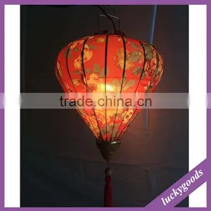 XK110 Chinese Style Red Outdoor Printing Lantern Whoelsale thumbnail-4