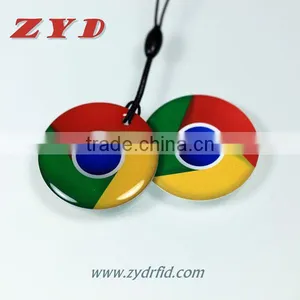 Cheap Plastic PVC Customized M1 Small NFC Tag thumbnail-1