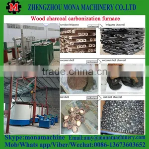 Wood Tar Oil and Exhaust Gas Collected Charcoal Carbonization Furnace thumbnail-6