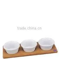 Natural Bamboo Display and Serve Tray thumbnail-1