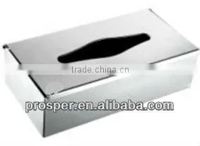 Stainless Steel Tissue Box Opening in the Middle thumbnail-1