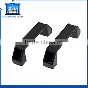 Door Cabinet Black Plastic Handle Rectangular Pull Handle thumbnail-3