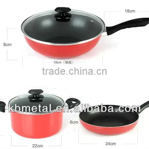 5 PCS Aluminum Cookware Sets thumbnail-1
