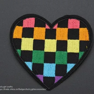 Patch Logo Embroidered Badge Clothes Iron Patch Badge Custom Decals Hand Embroidery Designs thumbnail-3