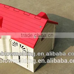 Customized HDPE Plastic Rabbit Hutch Cat House Dog Kennel Guinea Pig House thumbnail-2