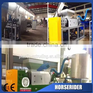 pe pp Rubbish Bags Drying Pelletizing Machine/pe pp Film Polybags Squeeze Granulator Drying Plant thumbnail-3