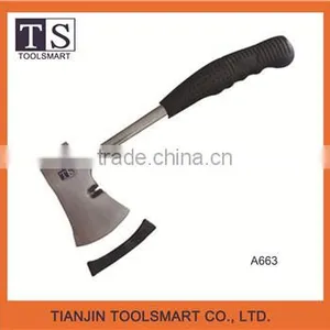 Fireman Hatchet With Steel Pipe Handle A663 thumbnail-1