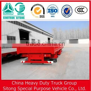 Tri-Axle 40ft Side Wall Loader Trailer for Cargo Transport thumbnail-3