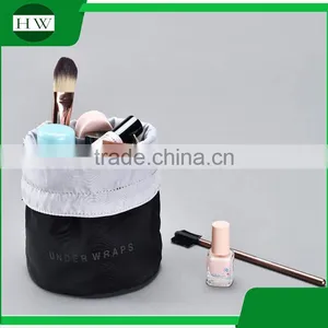 Fashion Foldable Round Shape Custom Transparent Men Toiletry Bag thumbnail-1
