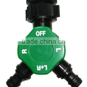 2-Way Garden Hose Connectors Snap With Dial Switch thumbnail-3