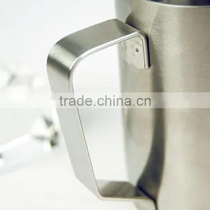 Stainless Steel Milk Cup Milk Frothing Pitcher 12oz Stainless Steel Milk Pot thumbnail-5