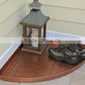 Home Corner Metal Boot Trays With High Quality Finish of Copper Antique thumbnail-1