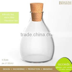 Professional Custom Decorative High End Glass Jar With Lid thumbnail-3