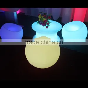 LED Waterproof IP68 Led Bar Chairs/ Colourful RGB Lighting Chairs thumbnail-5