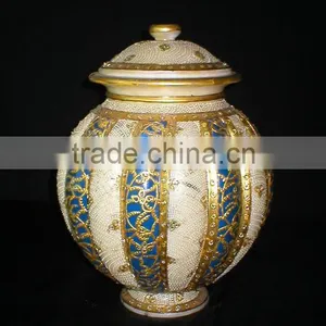 Marble Cremation Urn, Keepsake Urns, Pet Urns, Religious Urns, Antique Marble Urns, Urns for Human Ashes, Memorial Urns thumbnail-1
