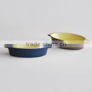 Ceramic au Grantin Rice Dish,stoneware Baking Pan,ceramic Bakware Roasting Plae thumbnail-3