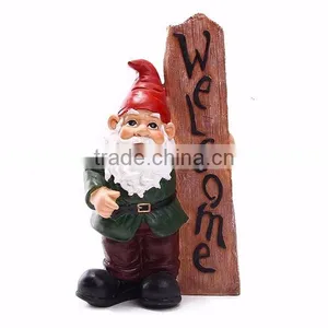Gonme Theme Park Welcome Garden Gnome Lawn Ornaments thumbnail-3